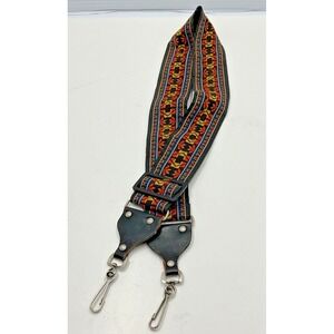 Vintage Hootenanny Camera Strap 34" Multicolor Velvet Backed